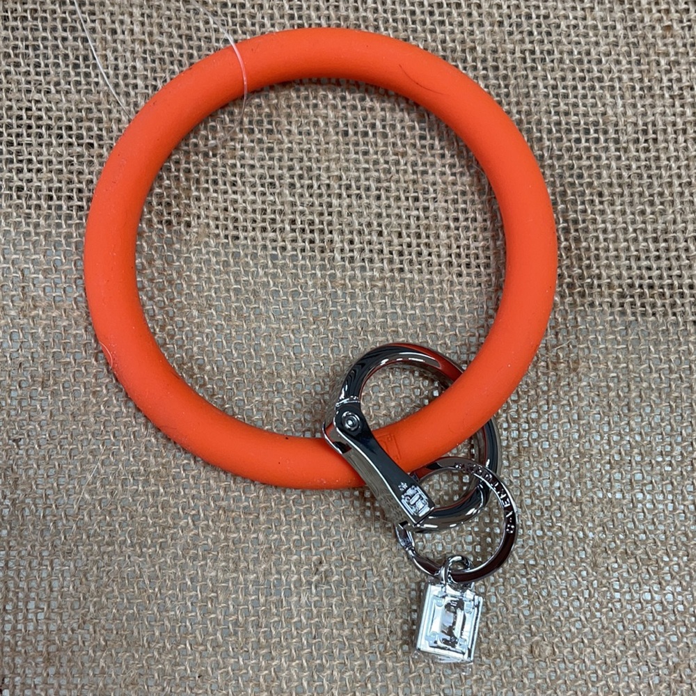 Oventure Silicone Big-O Key Ring Orange Crush
